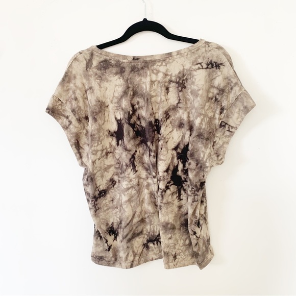 Mission DโAmelie Brown Patterned Classic Cap Sleeve T-shirt - Picture 5 of 6